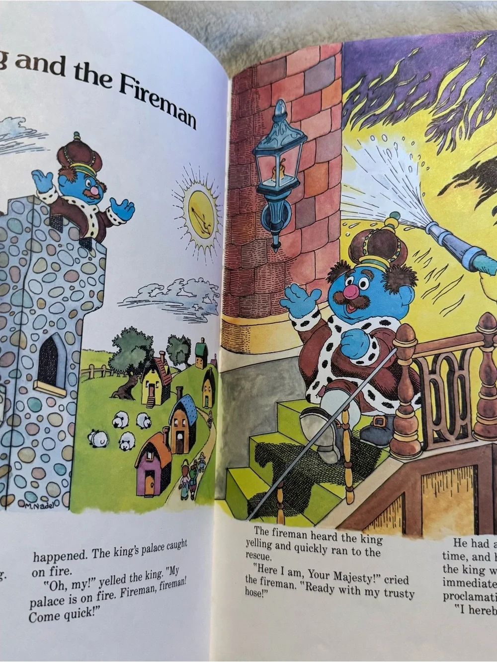 1978 The Sesame Street Bedtime Storybook Vintage Hardback Children’s Book